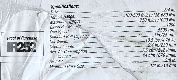 Ingersoll Rand 252 - Image 6