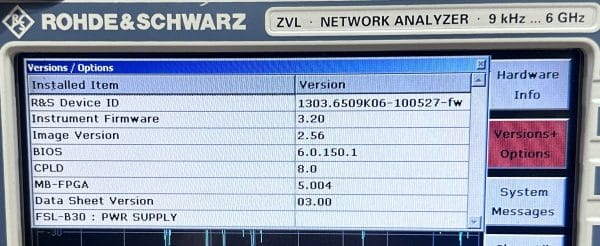Rohde and Schwarz ZVL - Image 3