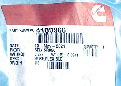 Cummins 4100966 - Image 3