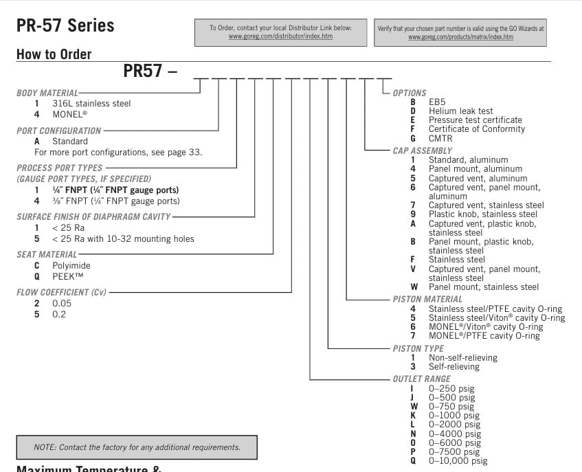 Go Regulator PR571L11C2N344 - Image 6