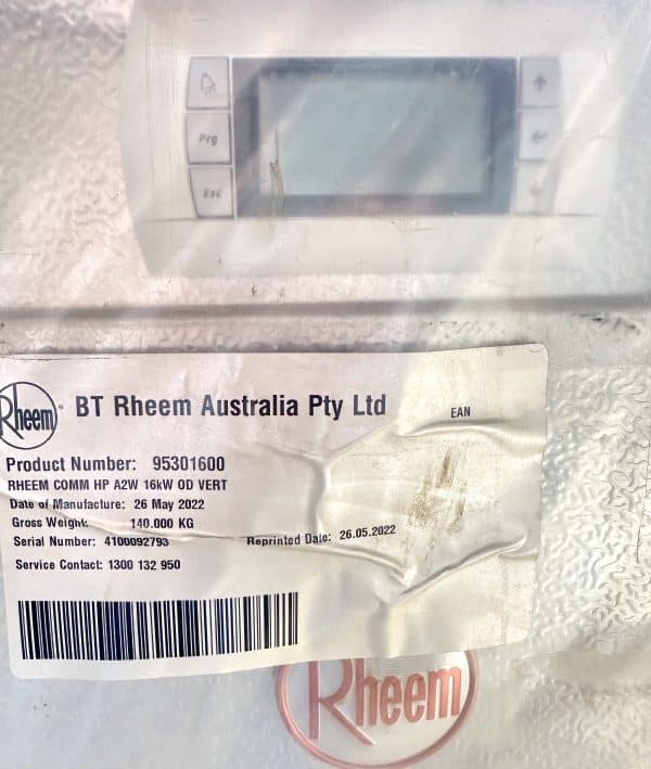 Morli Rheem Rheem 95301600 - Industry Surplus Australia
