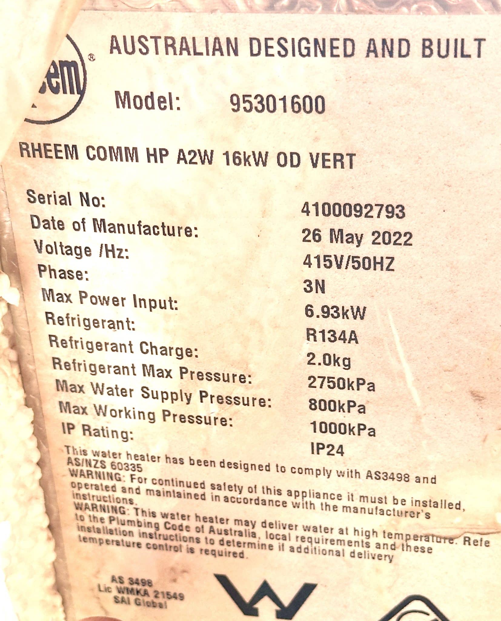 Rheem 95301600 - Image 6