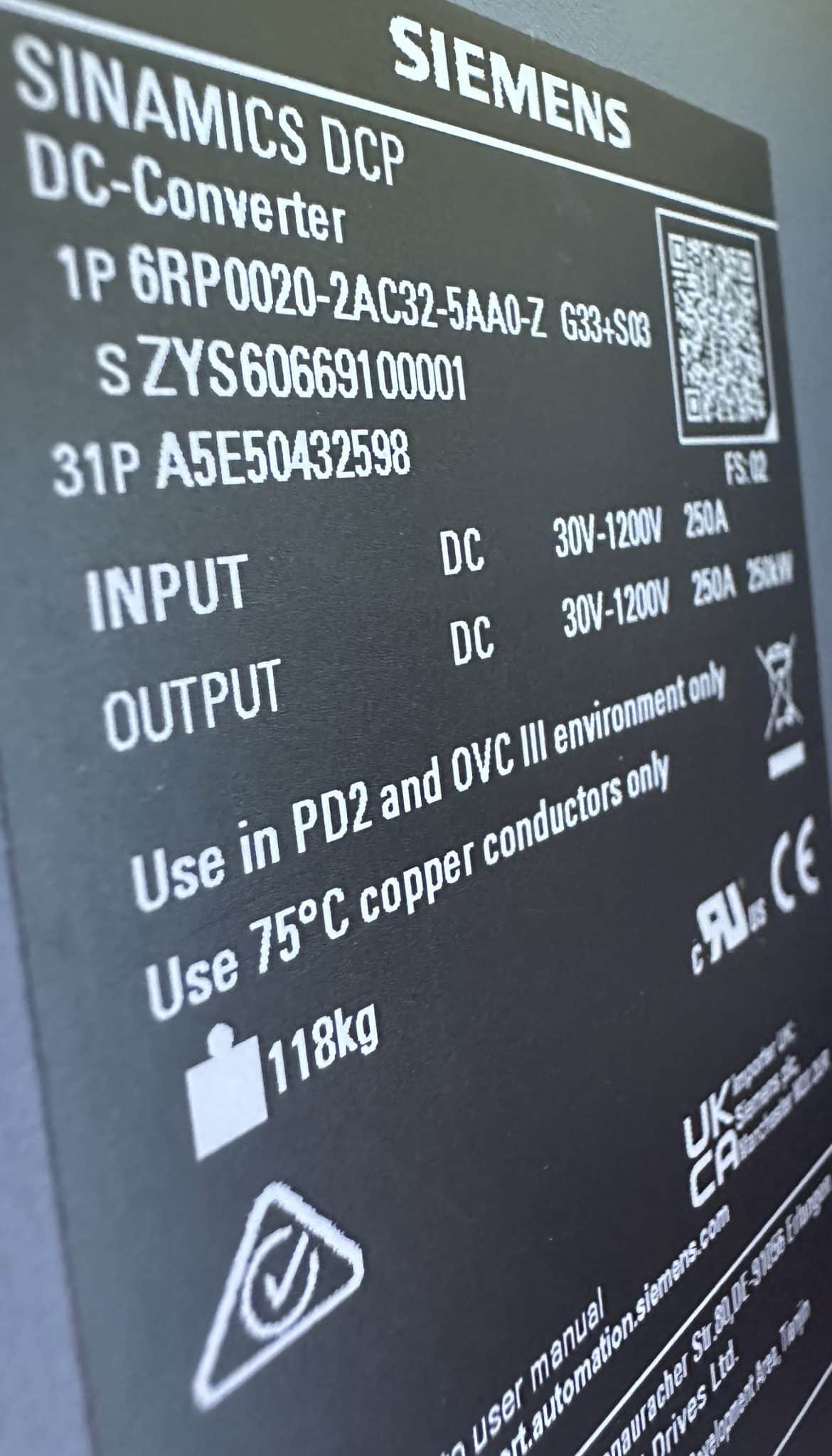 Siemens 6RP00202AC325AA0 - Image 7