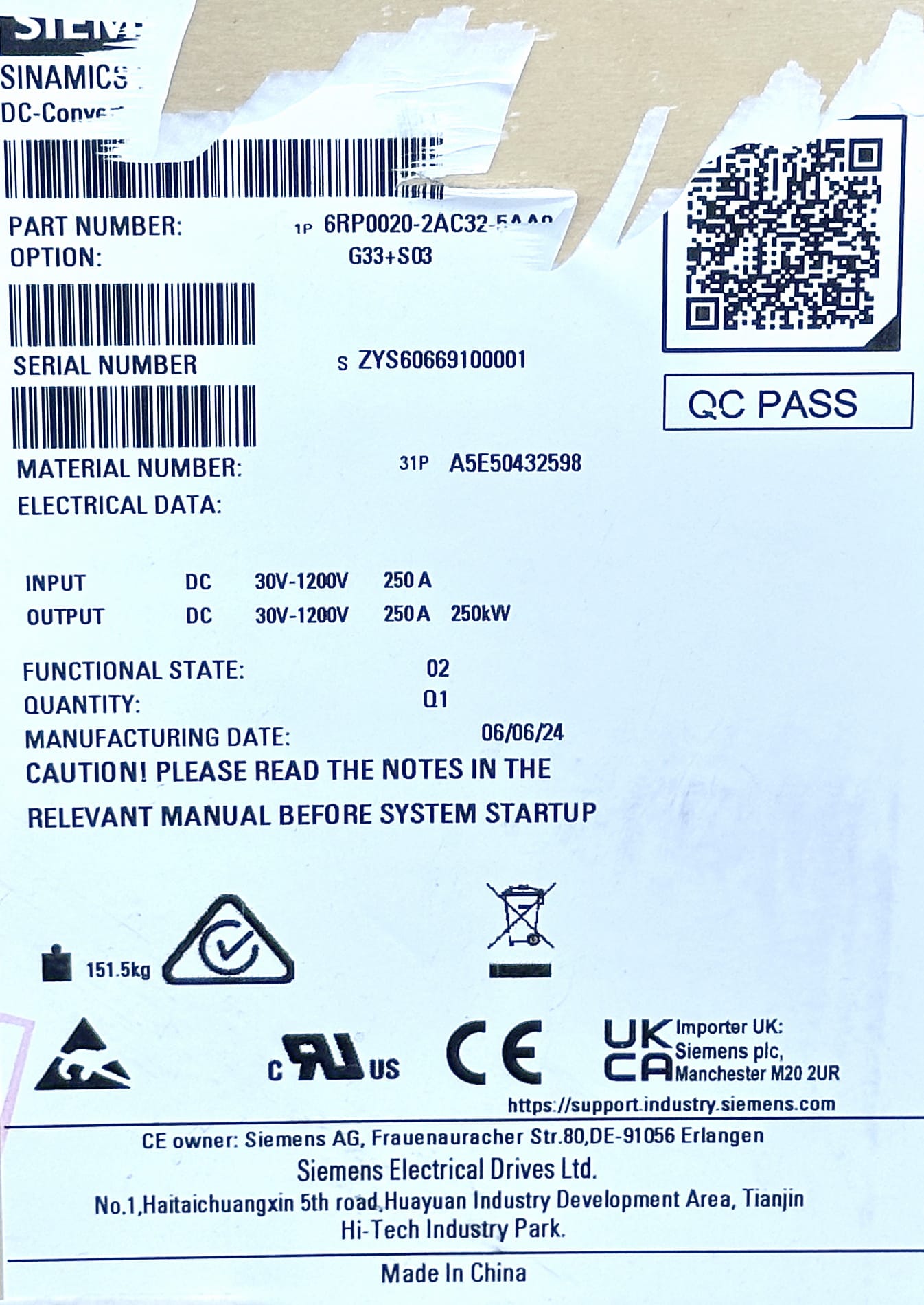 Siemens 6RP00202AC325AA0 - Image 8