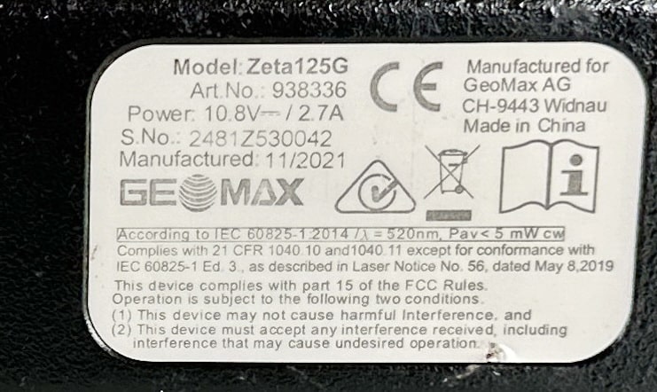 GeoMax Zeta125G - Image 10
